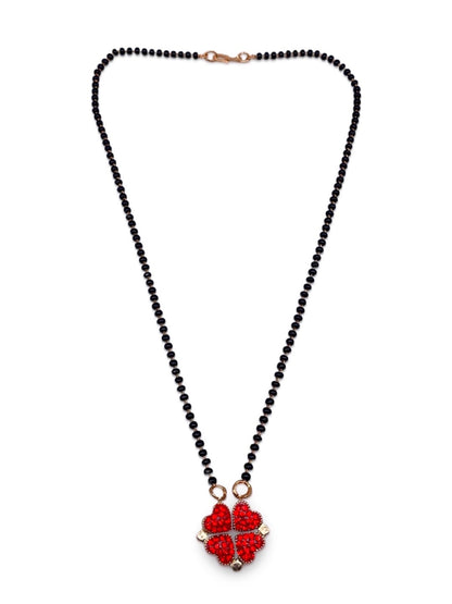 (Wear it 2 ways) Reversible Sparkle Heart Mangalsutra