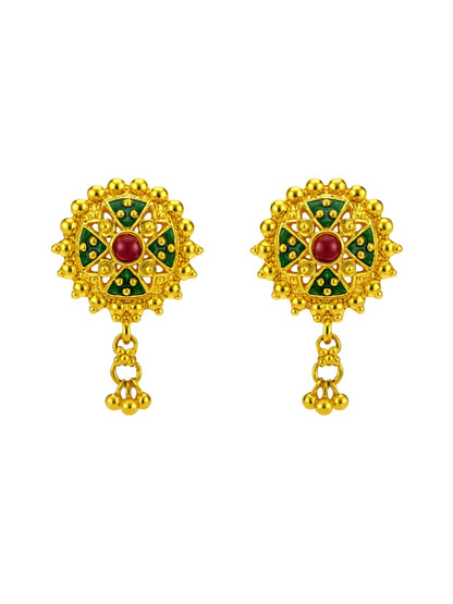 Multicolor-Round Pendant Mangalsutra Designs Set
