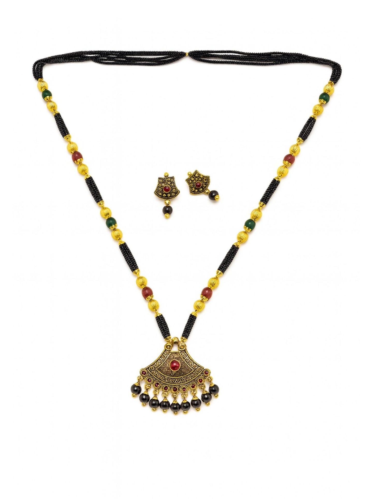 Flower Pendant Mangalsutra Designs Set