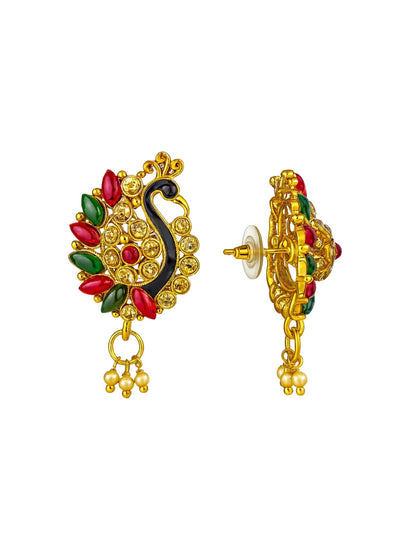 Peacock With Pearl Pendant Mangalsutra Designs Set