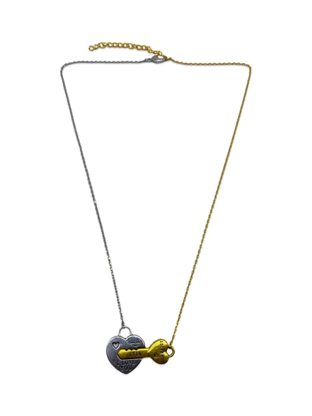 LOCK & KEY Pendant Necklace