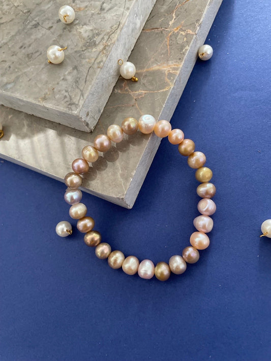 Freshwater Pearls Moti Color Adjustable Bracelet