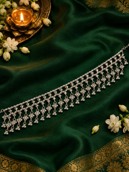 Silver Kamarbandh Jhumka/Ghungroo Design