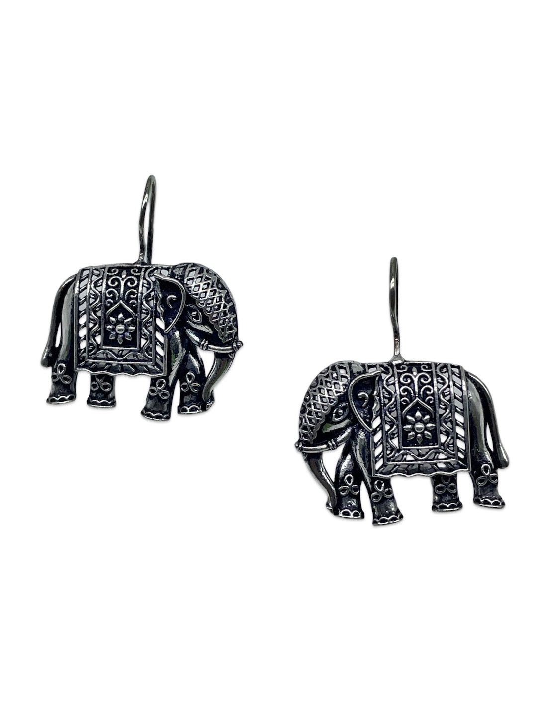 Elephant Dangler Design Earrings