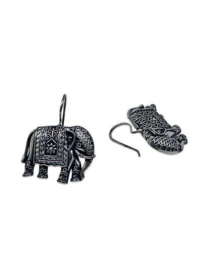 Elephant Dangler Design Earrings