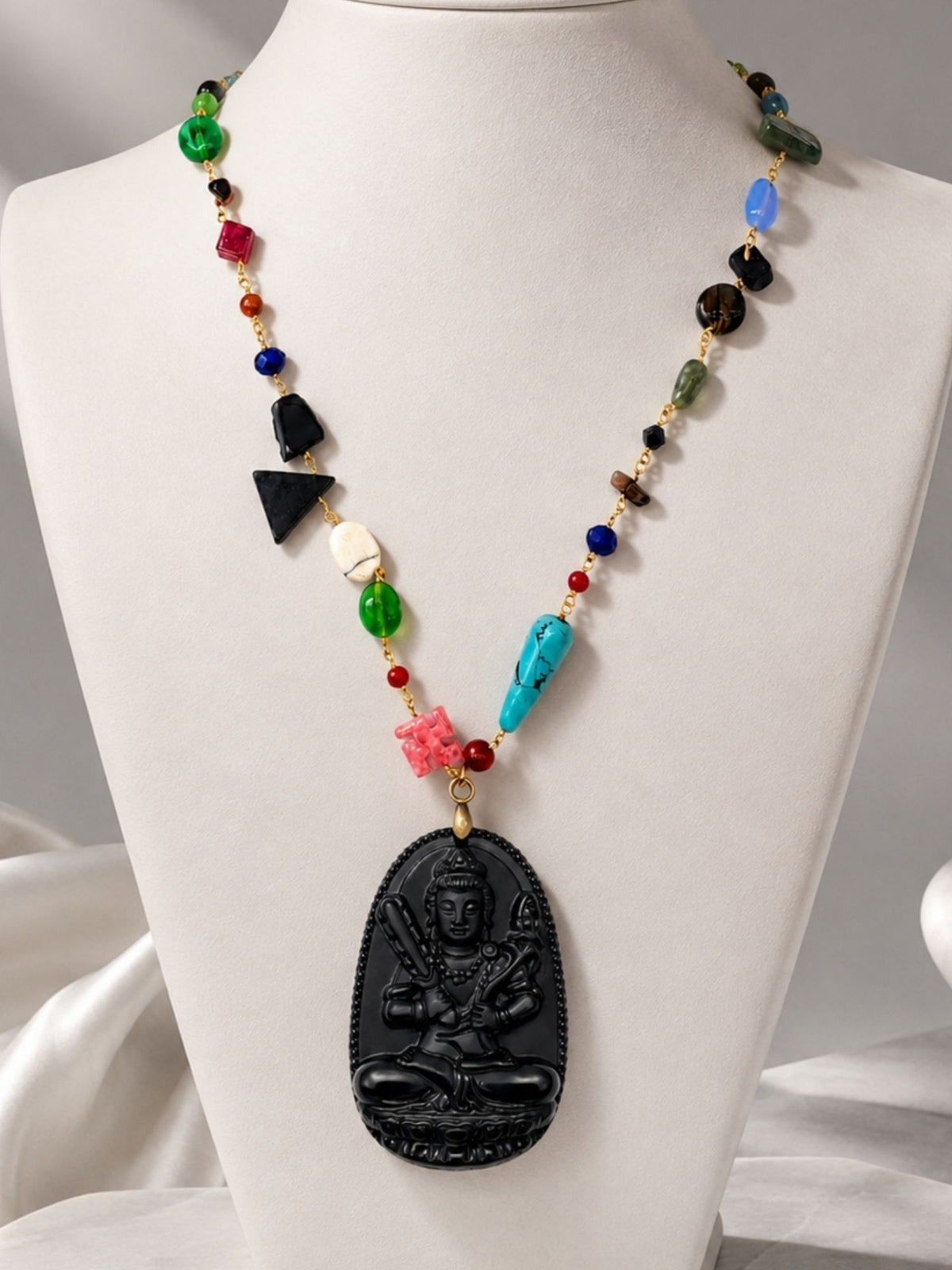 Navaratri Lord Shiva Pendant Necklace for Women