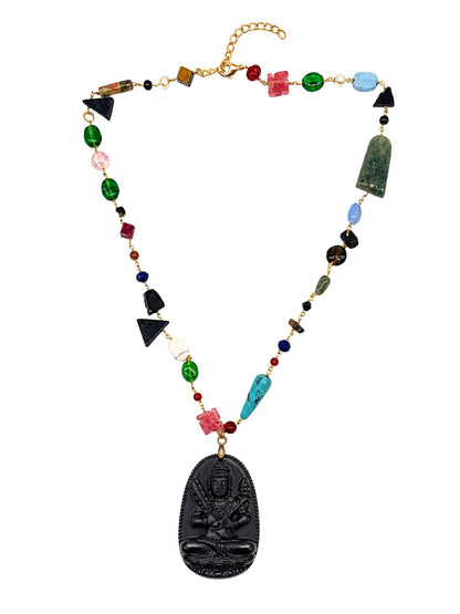 Navaratri Lord Shiva Pendant Necklace for Women