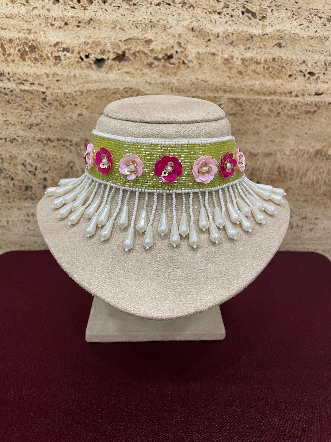 Banjara Choker Necklace Pearl Design