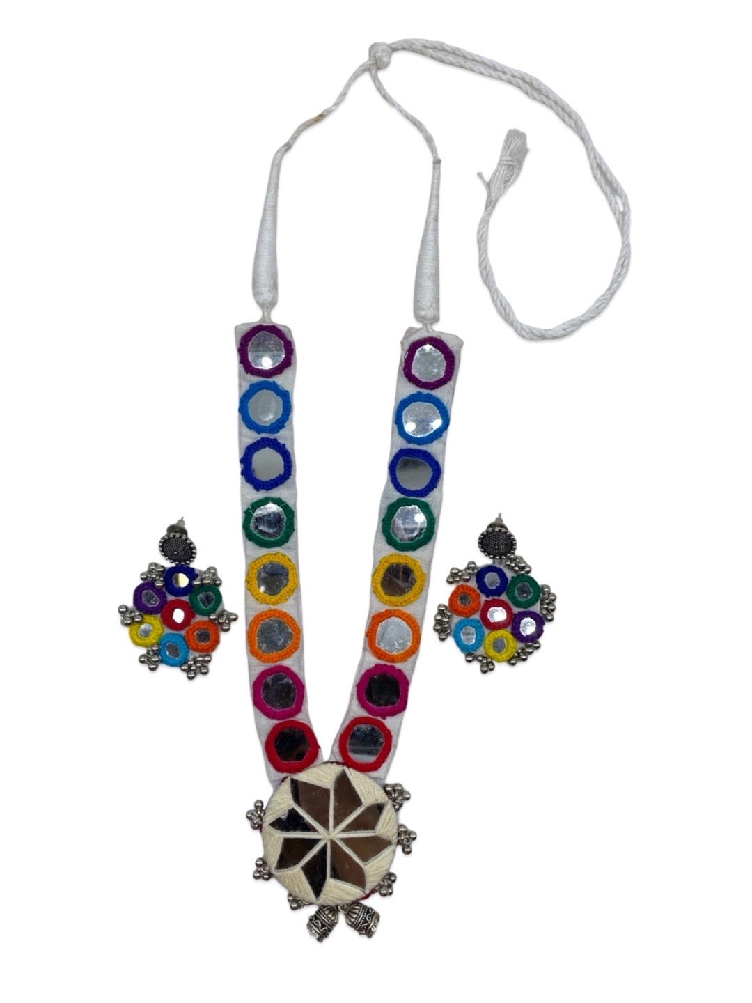 Banjara Mirror & Ghungroo Necklace Set