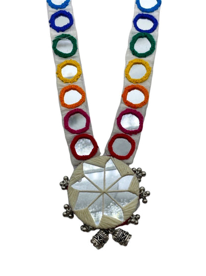 Banjara Mirror & Ghungroo Necklace Set