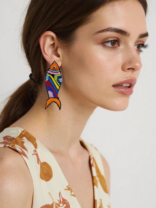 Big Beaded earrings