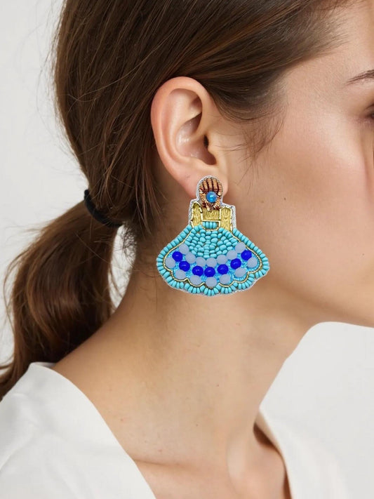 Big Beaded earrings