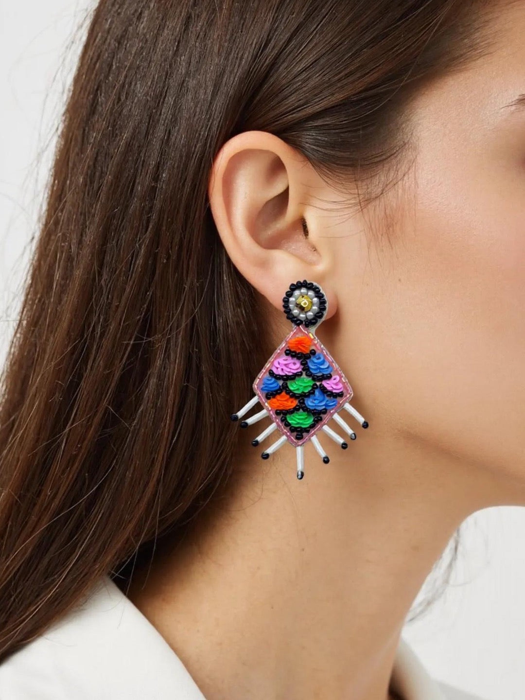 Big Beaded earrings