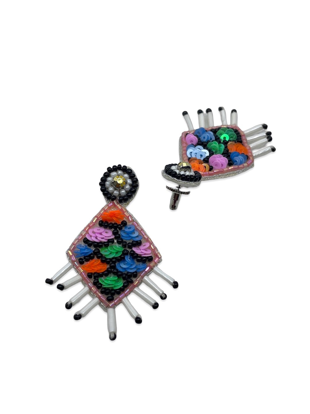 Party Wear Festive beaded earrings