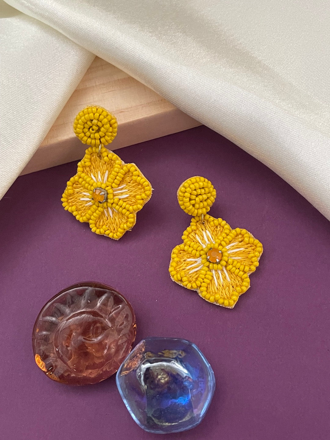 Handmade beaded earrings