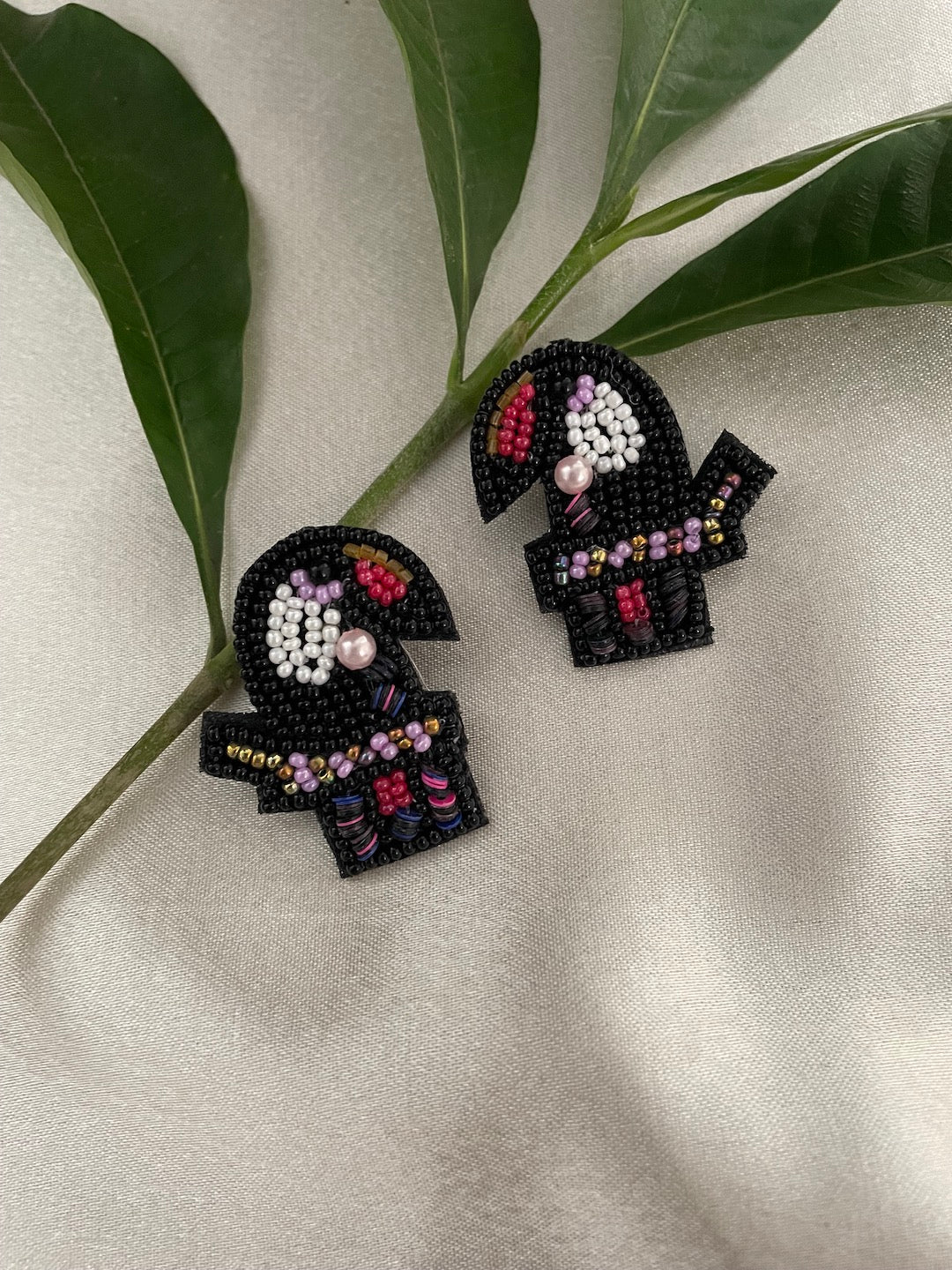 Handmade beaded earrings