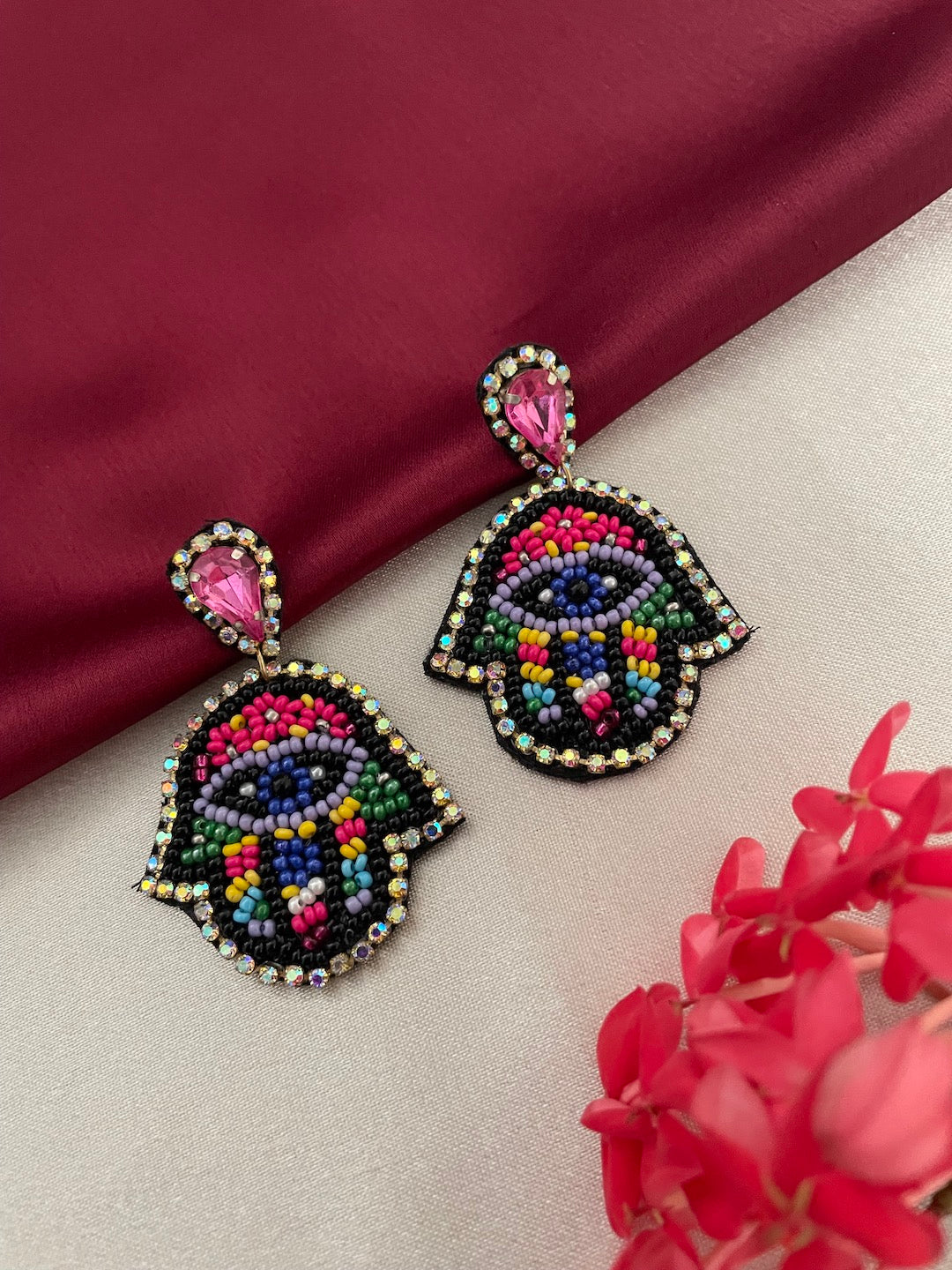 Handmade beaded earrings