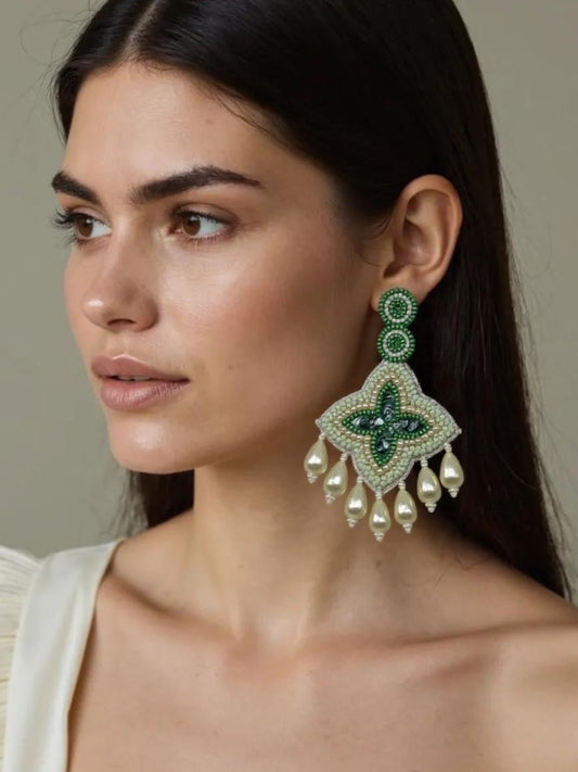 Big Beaded earrings