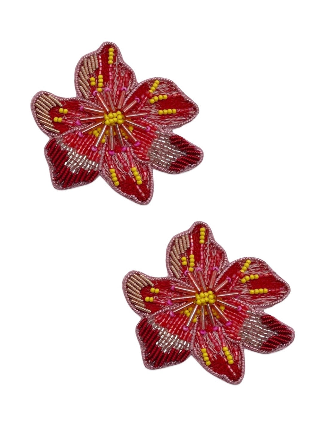 Beaded Earrings Flower Design for Women