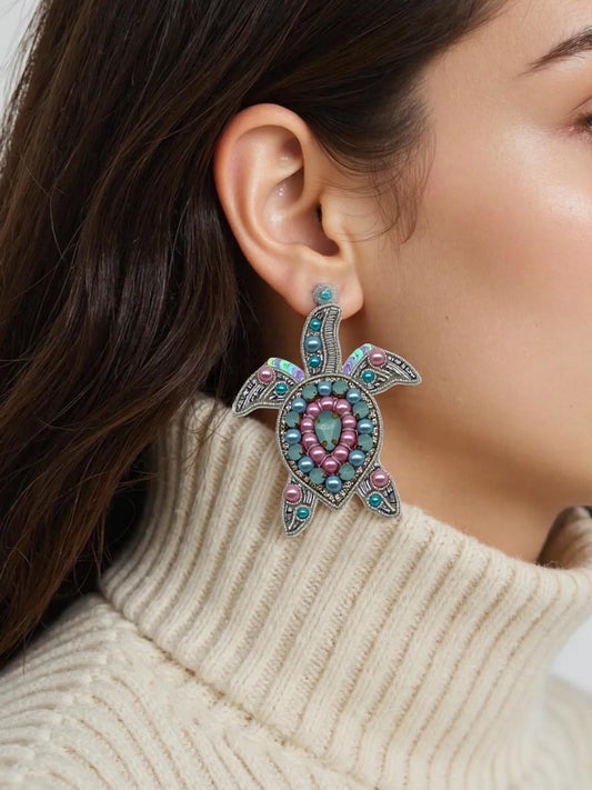 Big Beaded earrings