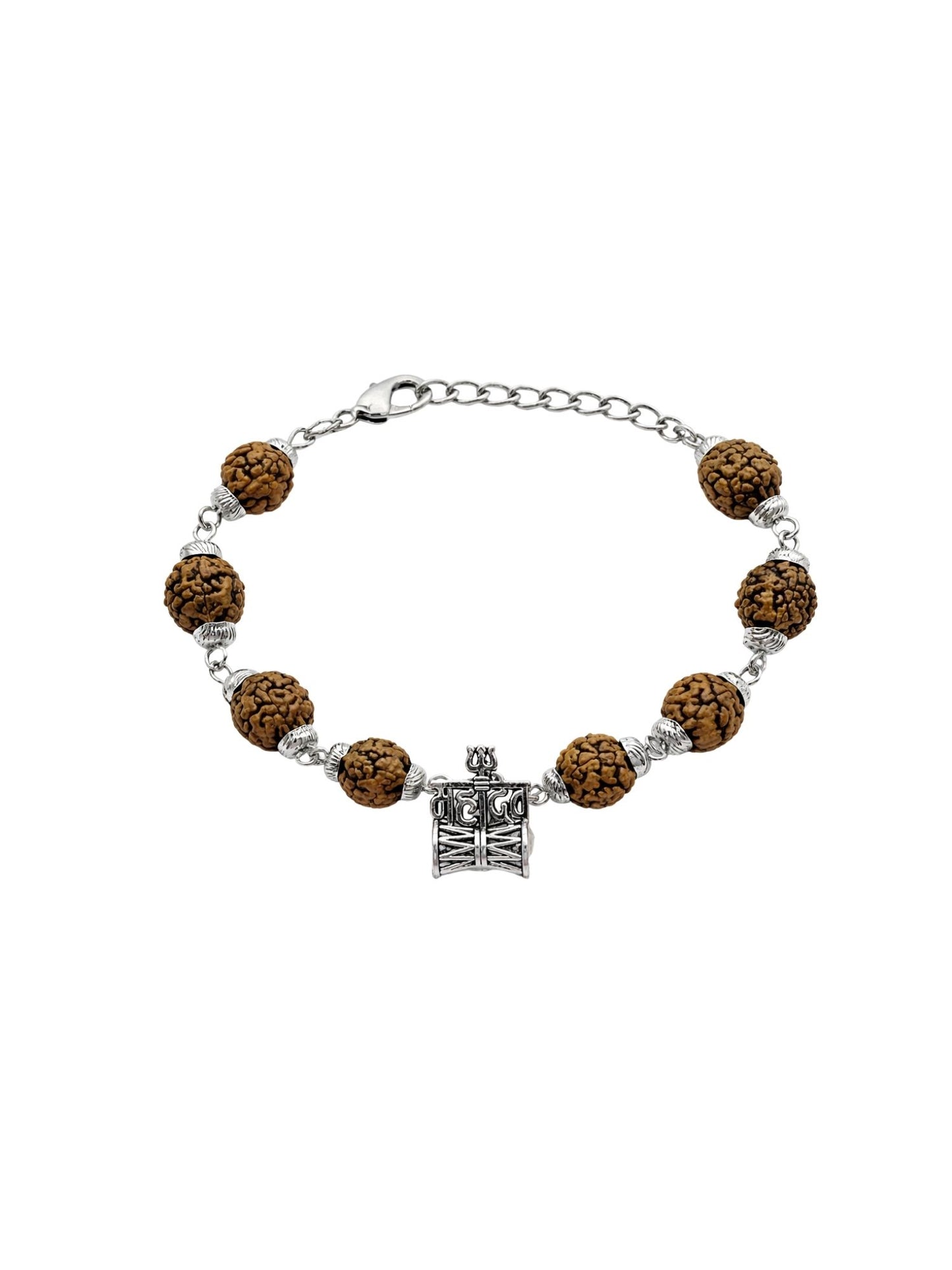 Men’s Rudraksha Rakhi Bracelet with Mahadev Pendant