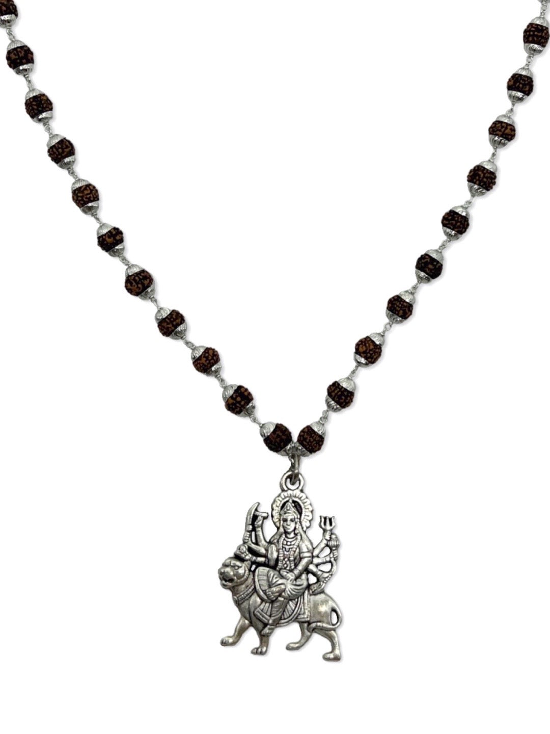 Lord Durga mata Pendant Rudraksha mala