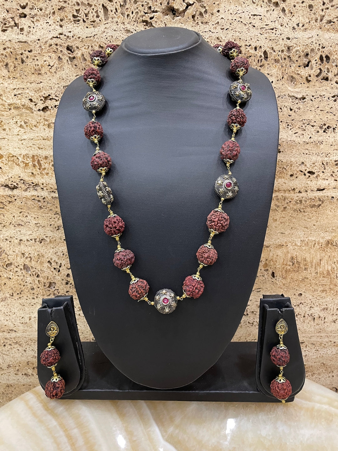 Rudraksh necklace