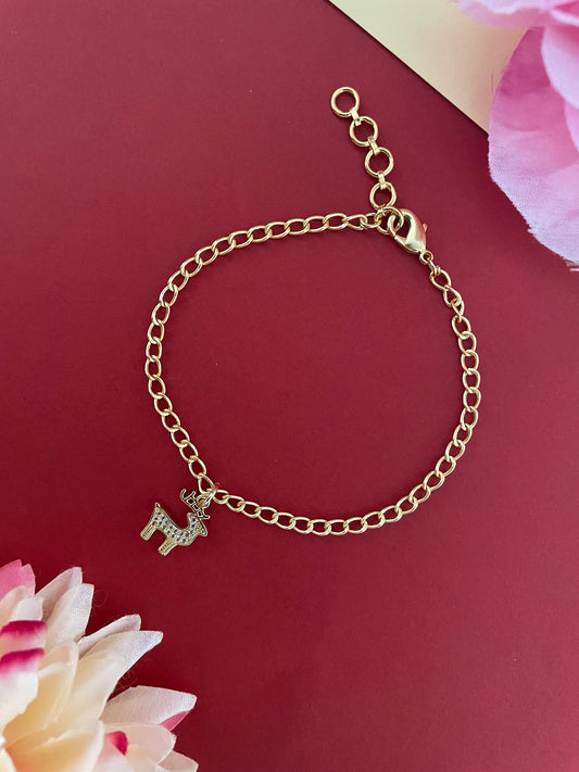 AD Reindeer Bracelet Lumba Rakhi
