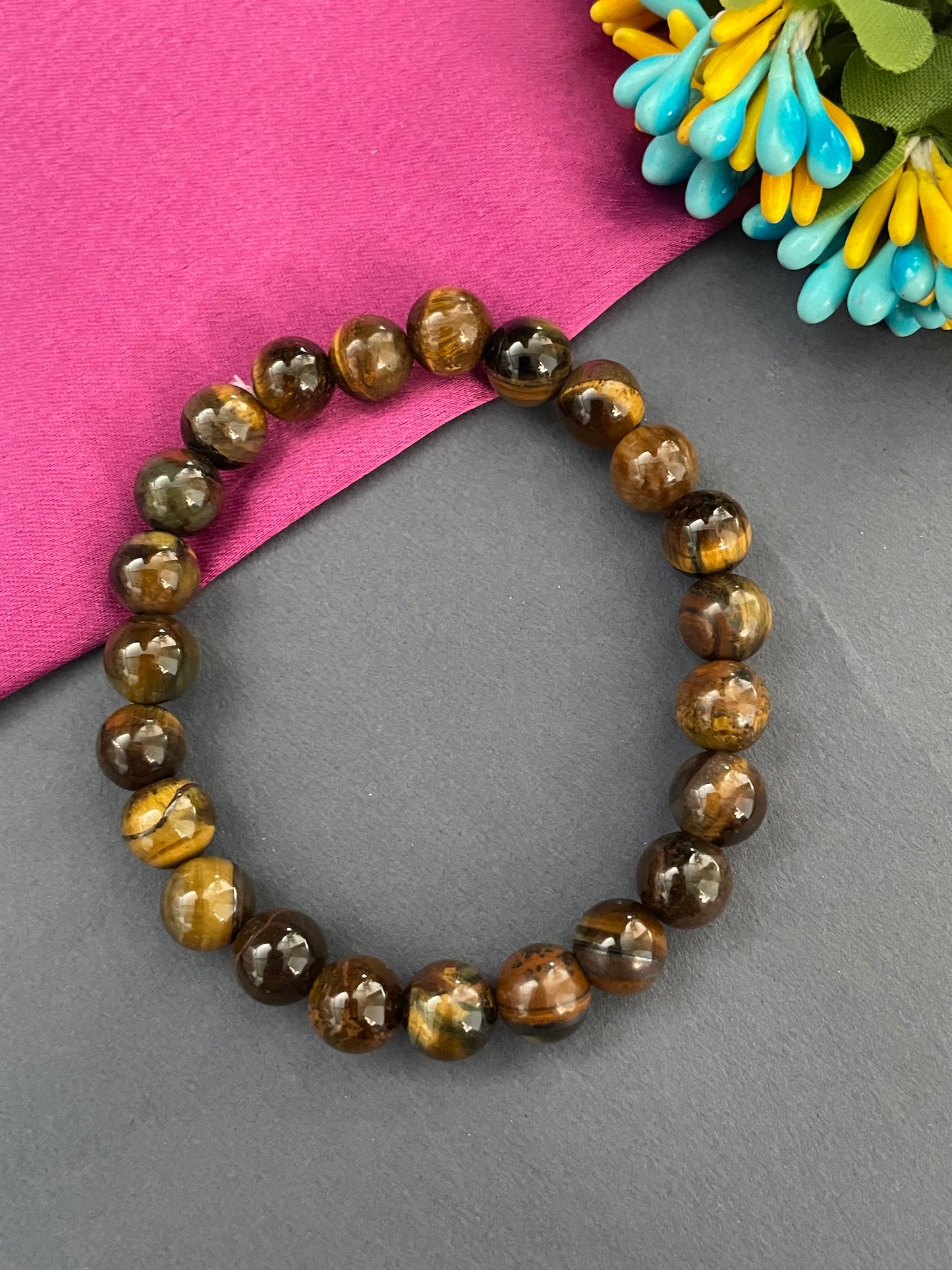Tiger Eye Rakhi Lumba Bracelet