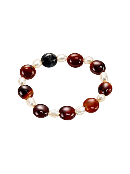 Red Stone Beaded Bracelet Women|Lumba Rakhi Bhabhi Sister Gifts!