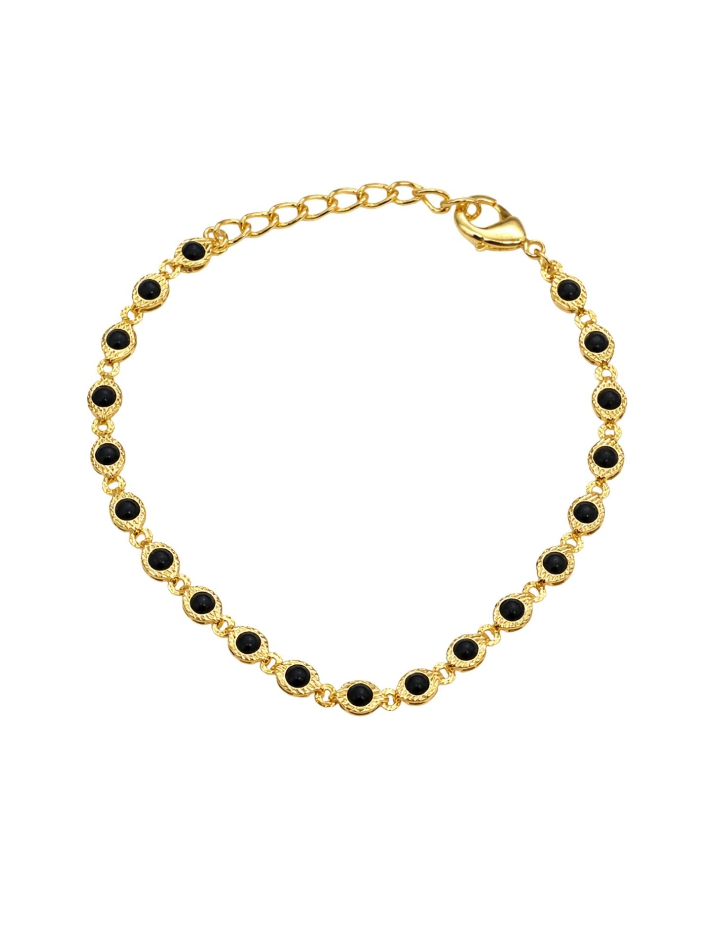Gold Bracelet Black Stone Women|Lumba Rakhi Bhabhi Sister