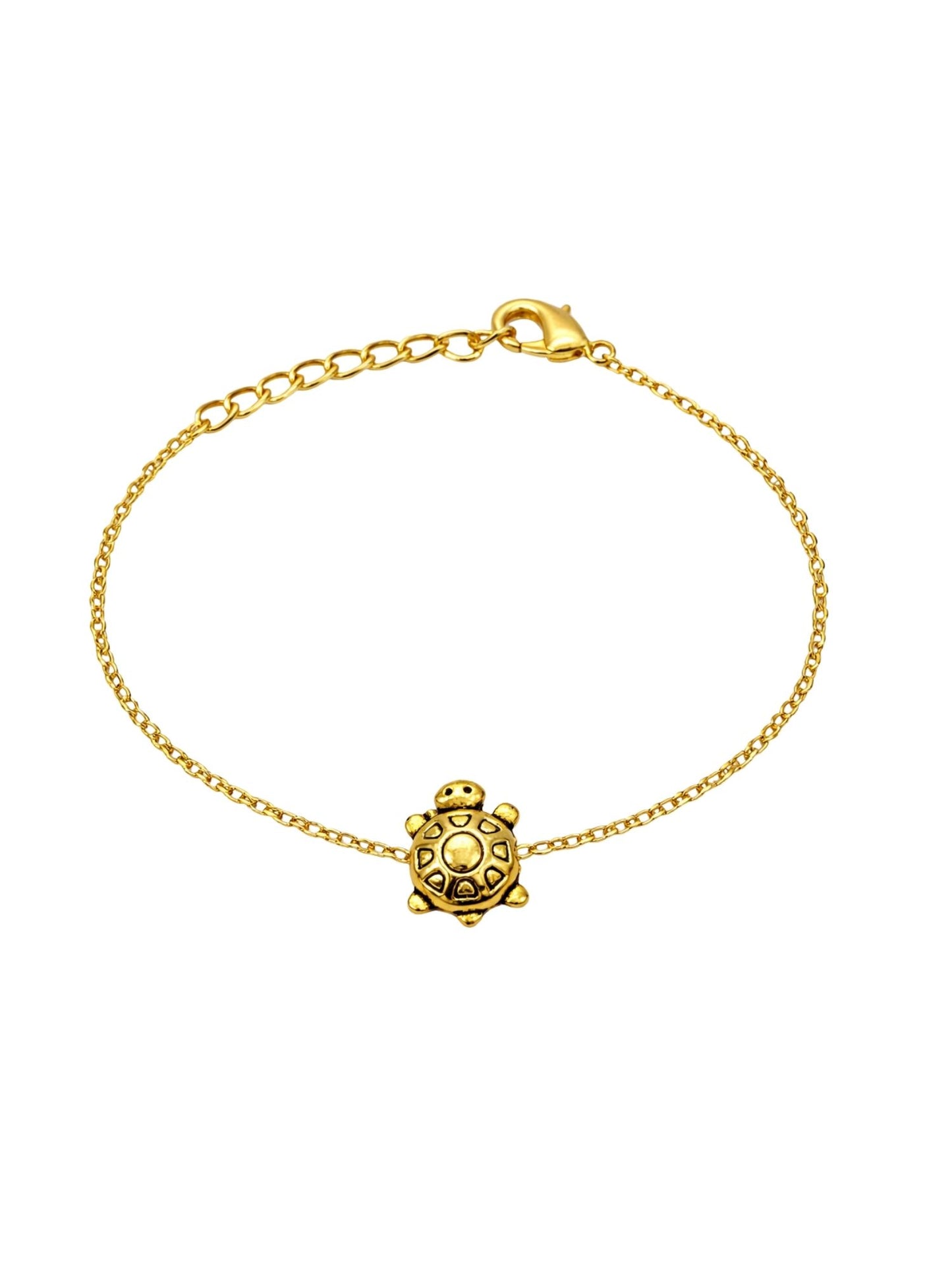 Gold Charm Chain Bracelet Women|Lumba Rakhi Bhabhi Sister