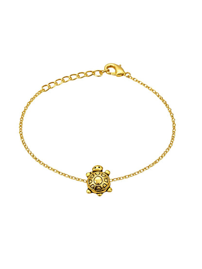 Gold Charm Chain Bracelet Women|Lumba Rakhi Bhabhi Sister