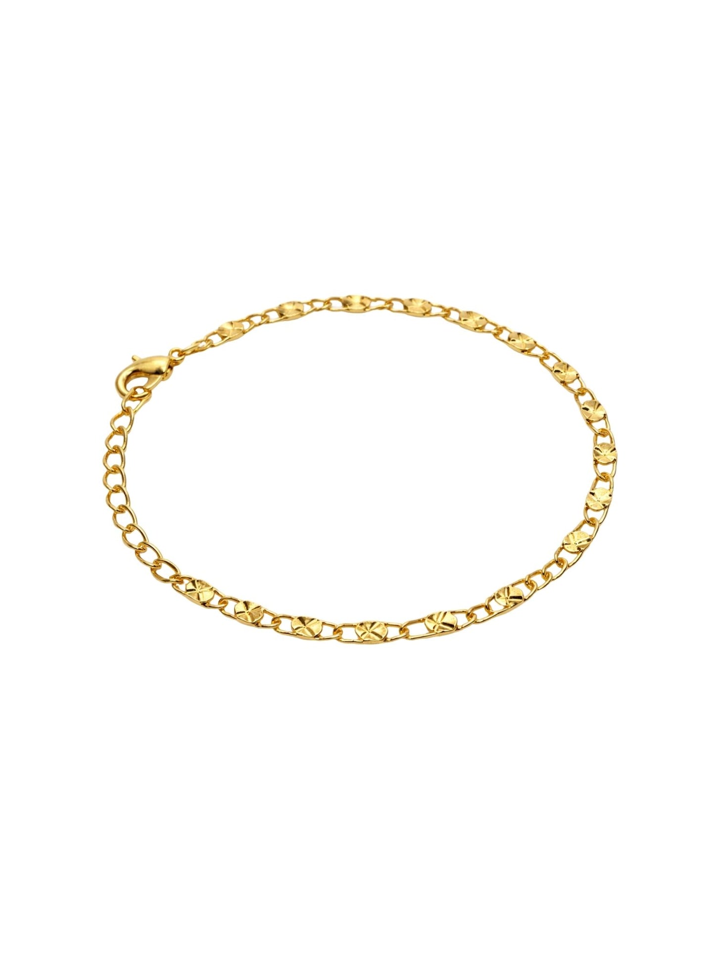 Gold Tone Chain Bracelet Women Ethnic|Lumba Rakhi Bhabhi Sister
