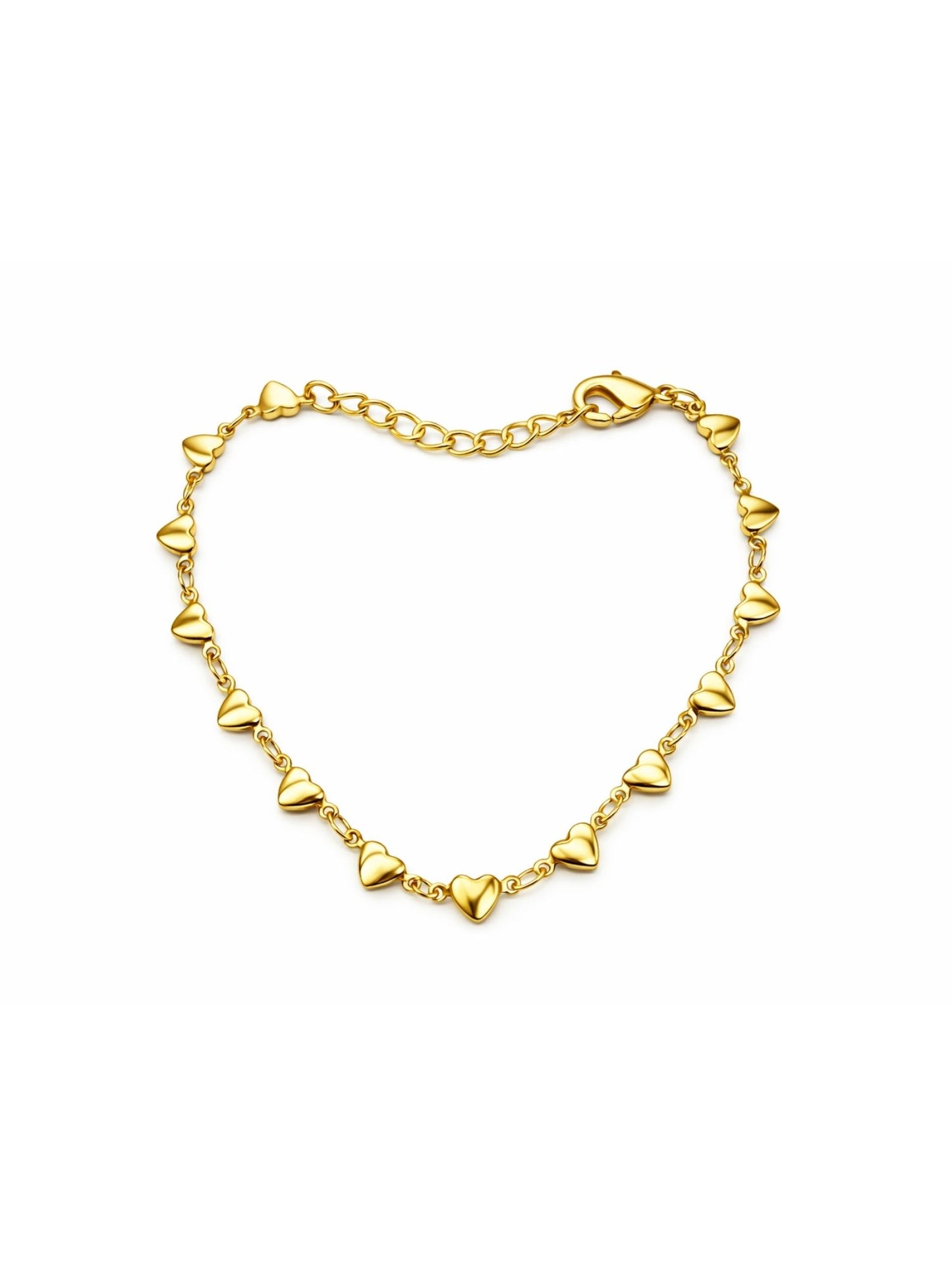 Gold Charm Link Bracelet Adjustable Chain Women|Lumba Rakhi Bhabhi Sister