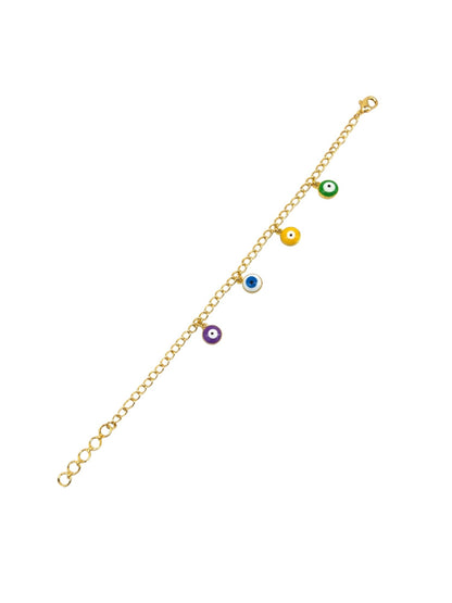 Gold Chain Bracelet Nazar Protection Women|Lumba Rakhi Bhabhi Sister