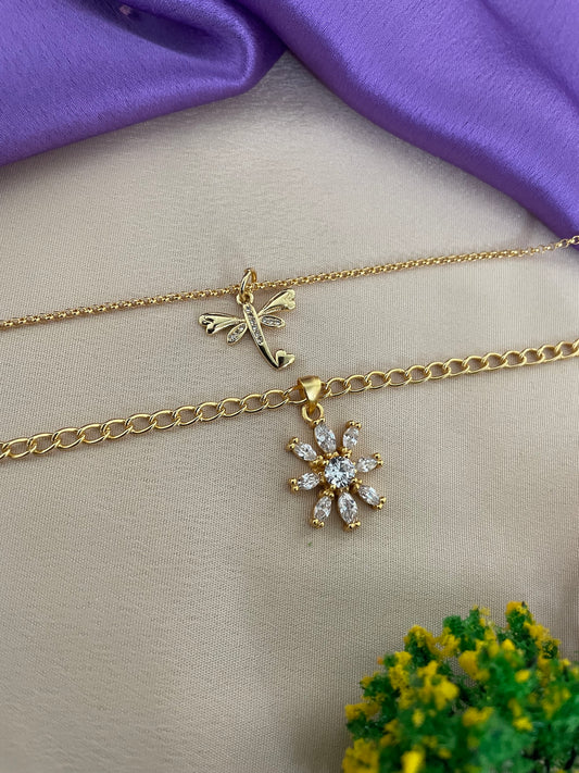 (Set of 2) Butterfly/Flower Lumba Rakhi