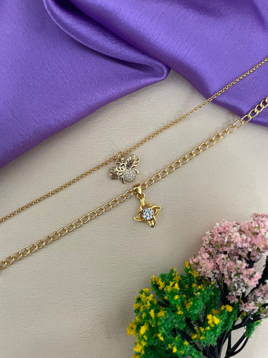 (Set of 2) Flower/Honey Bee Lumba Rakhi