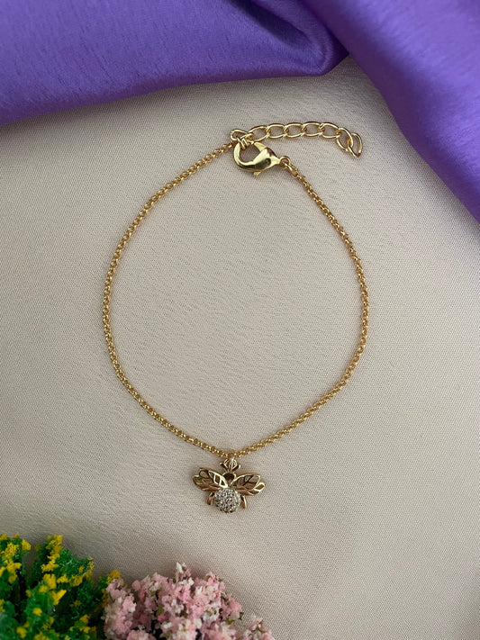 AD Honey Bee Bracelet Lumba Rakhi