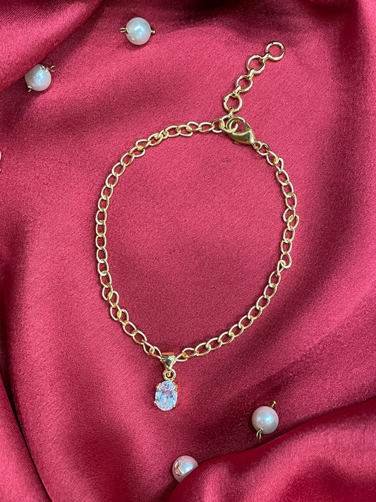 AD Oval Bracelet Lumba Rakhi