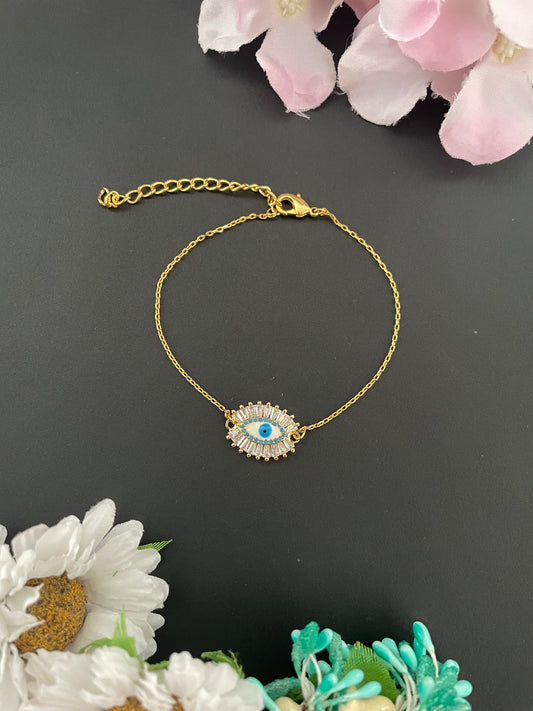 AD Evil Eye Bracelet Lumba Rakhi
