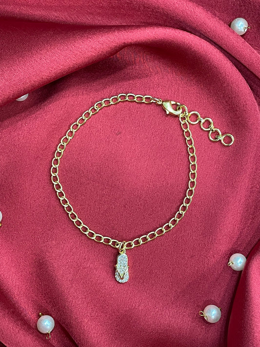 AD Slippers (Chappal) Bracelet Lumba Rakhi