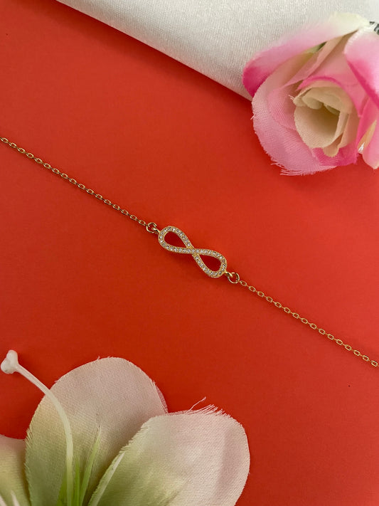 AD Infinity Bracelet Lumba Rakhi