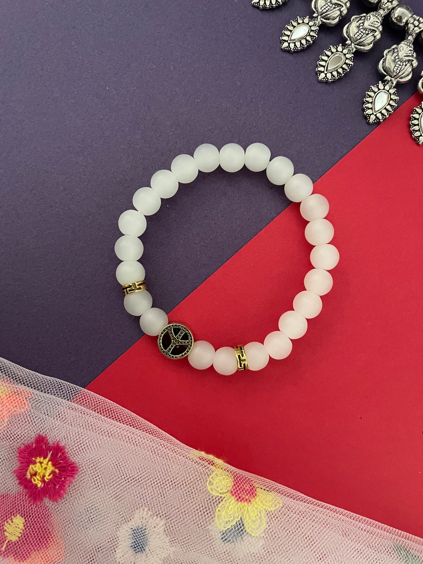 Peace Charm Bracelet Rakhi Lumba