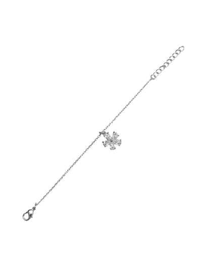 Silver CZ Crystal Pendant Bracelet Women|Lumba Rakhi Bhabhi Sister