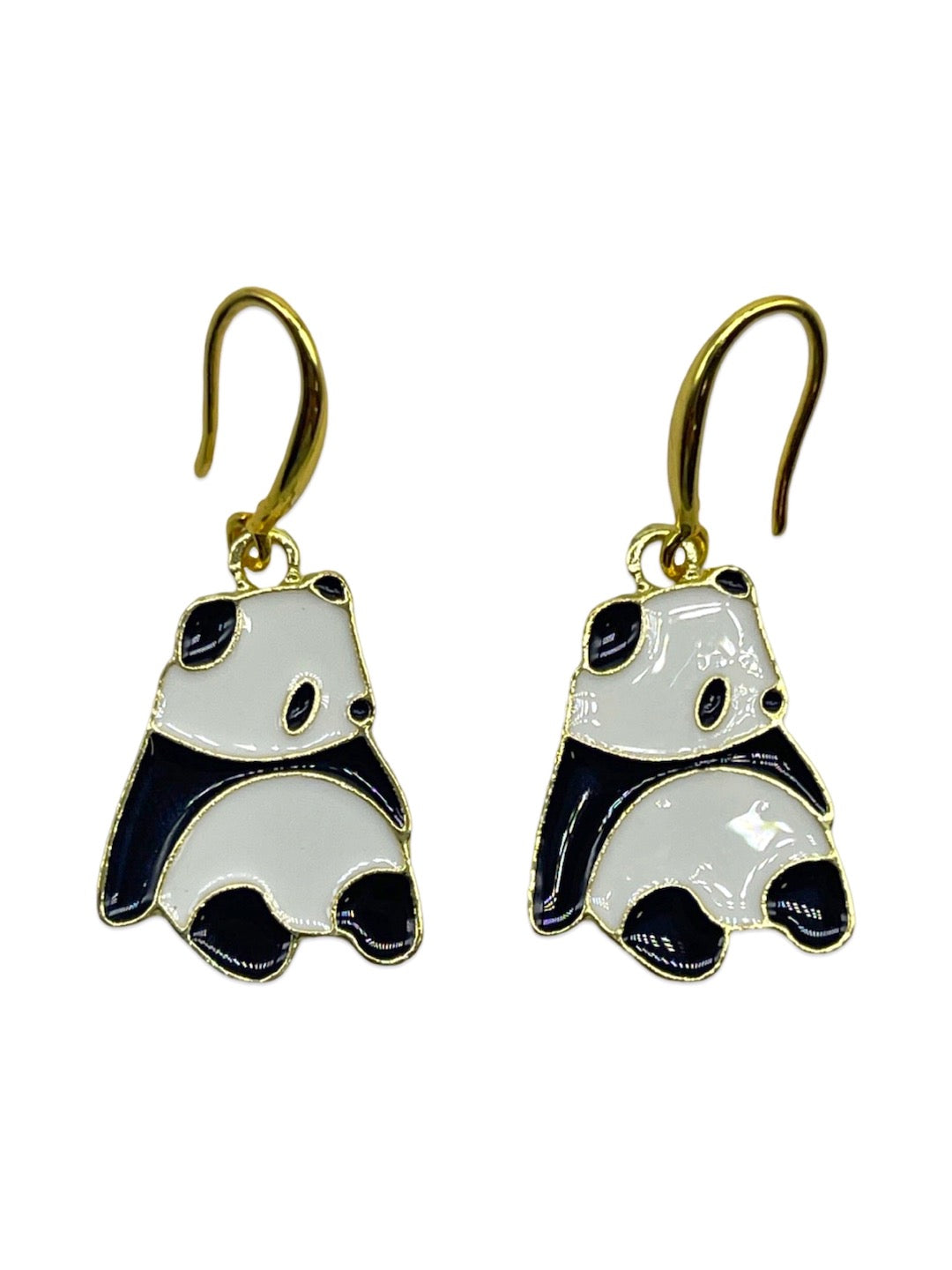 Mini Panda Design Dangler Earrings