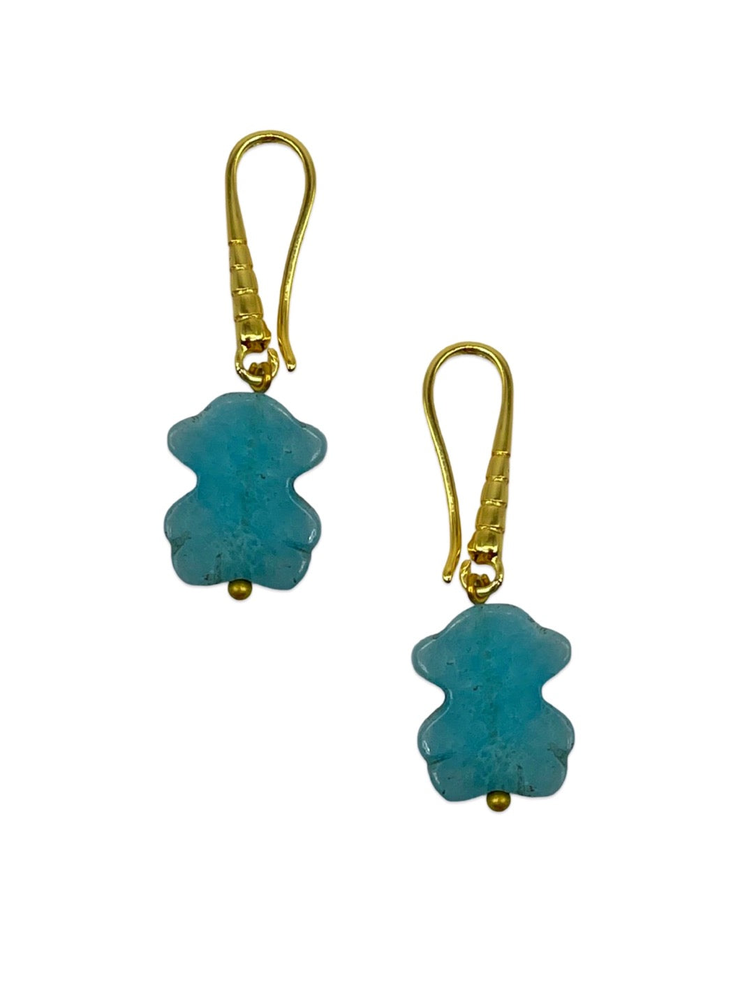 Mini Teddy Bear Shape Design Dangler Earrings