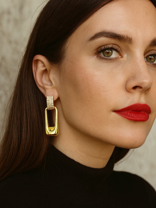 AD Elegant Design Western Earrings
