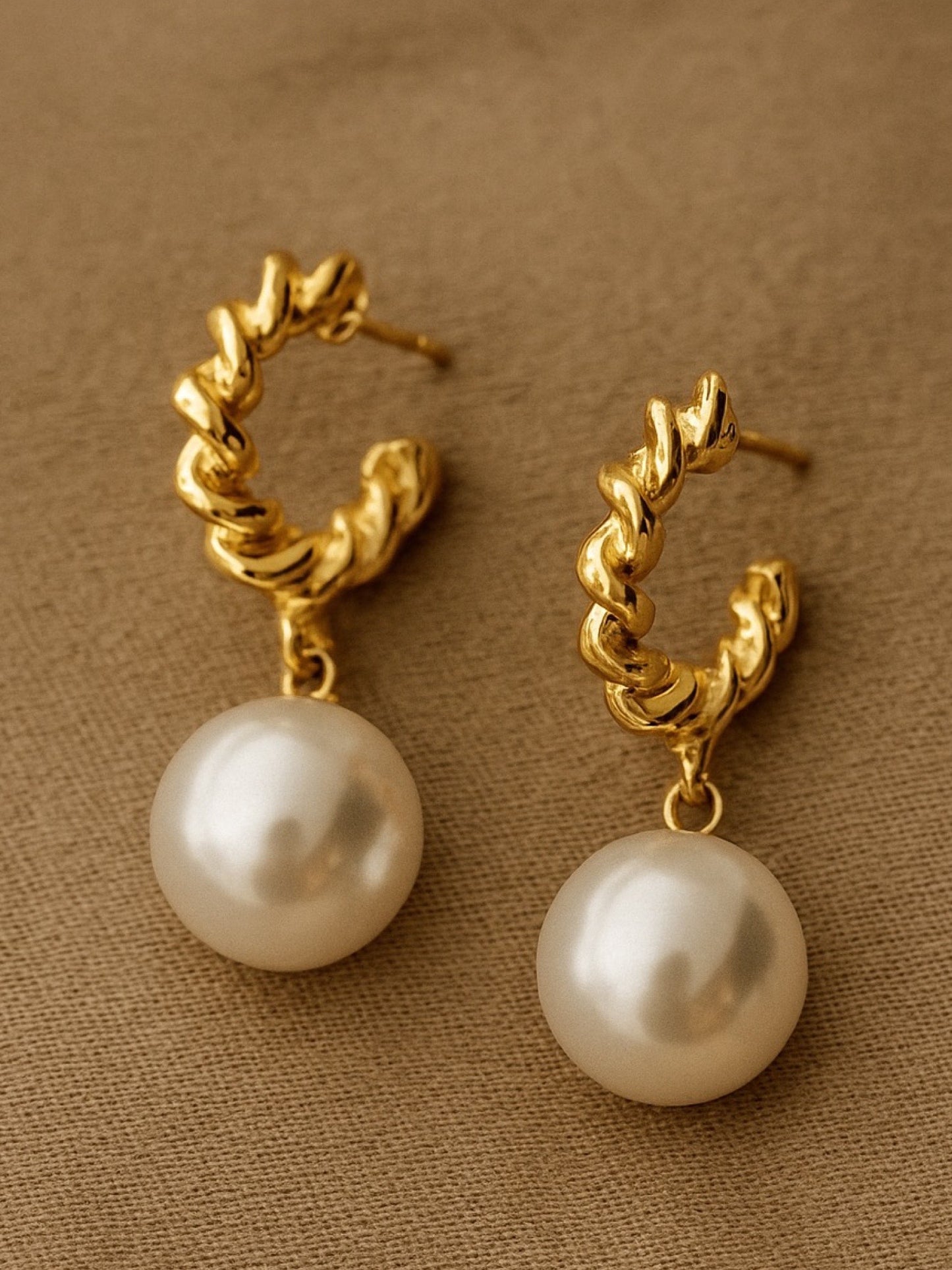 Pearl Drop Design Western Earrings