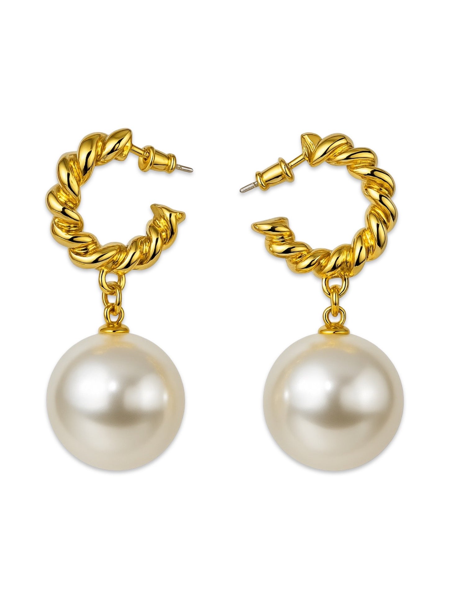Pearl Drop Design Western Earrings